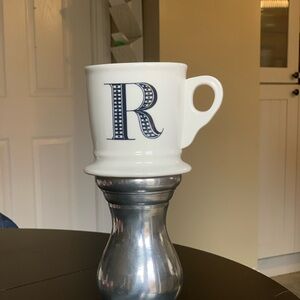 Letter R Anthropologie mug